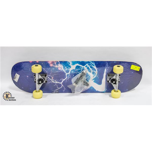 NEW DREAMBEAUTY 31 X 8 INCH PRO SKATEBOARD - TOP