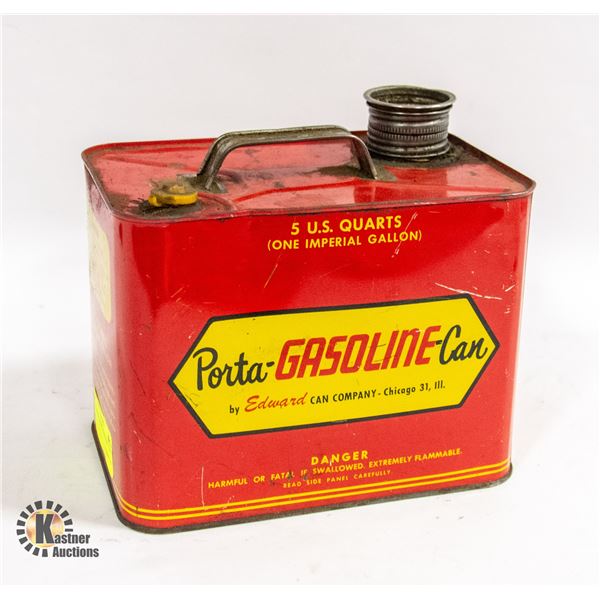 VINTAGE PORTA GASOLINE CAN