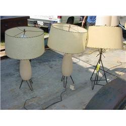 Lot/3 Lamps