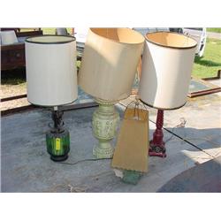 Lot/4 Lamps