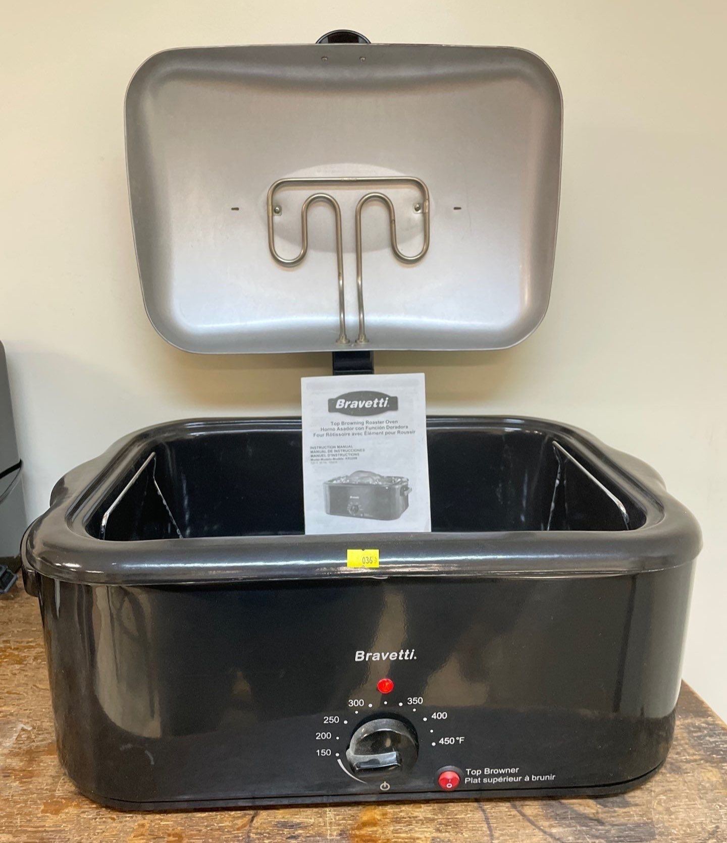 Bravetti Cookware Bravetti Top Browning Roaster Oven 26Lx19Dx14H - Beck Auctions Inc.