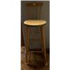 Image 1 : Vintage Retro Pine Hardwood Bar Stool 36Hx13W
