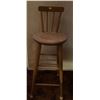 Image 1 : Vintage Retro Pine Hardwood Bar Stool 36Hx13W