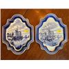Image 1 : Matching Set of Delft Boch-Belgium Wall Hangings 8Lx10H