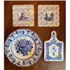 Image 1 : Assorted Collection Of Delft - 25th Anniversary Plate, Hot Plate & More
