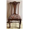 Image 1 : Mid to Late 18th Century Hand Carved Wooden Chair 19Lx20Dx40H