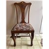 Image 1 : Mid to Late 18th Century Hand Carved Wooden Chair 19Lx20Dx40H