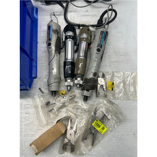 Lot of Misc. Electric Screwdriver & Nipper Blades as Pictured
