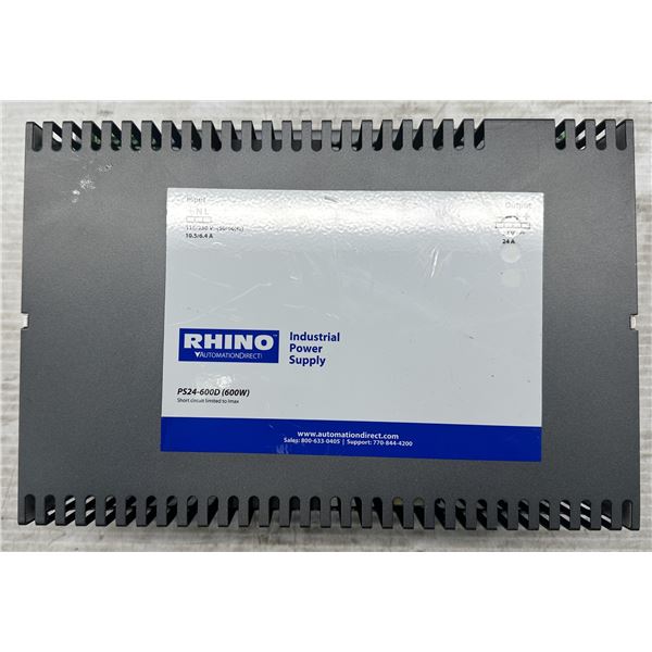 Rhino #PS24-600D Industrial Power Supply