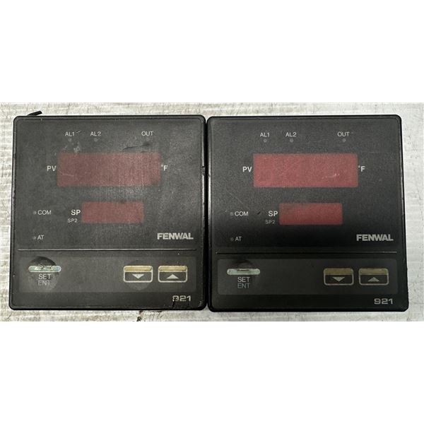 Lot of (2) Fenwal #921 Temperature Controllers