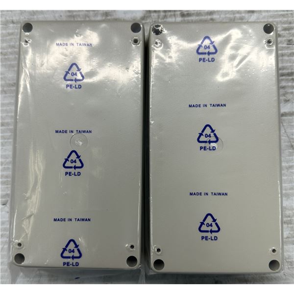 New? Lot of (2) Hammond #RP1175 ABS Enclosures