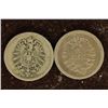 Image 2 : 2-GERMAN 5 PFENNIGS: 1875-A & 1876-B