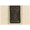 Image 1 : 5 GRAMS UNC .999 FINE SILVER INGOT" JM ASSAYERS