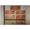 Image 2 : 7 MEXICO PESO BILLS: 3-1967 & 1-1970 ONE PESO,