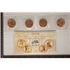 Image 1 : 2008 FIRST SPOUSE BRONZE 4 MEDAL SET IN ORIGINAL