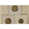 Image 2 : 3 ANCIENT TO MEDIEVAL CLAY & LEAD MOLDED COIN SIZE
