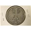 Image 2 : 1958-D GERMAN SILVER 5 MARK .2251 OZ. ASW