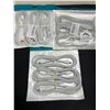 Image 1 : Lot of 3 Multi-Packs of iPhone Fast-Charging Cables (Lightning to USB-C) - 3 per pack/9 total