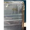 Image 2 : Lot of 1 King Size Brushed Microfiber 1800 Thread Count Bed Sheet Set - Blue