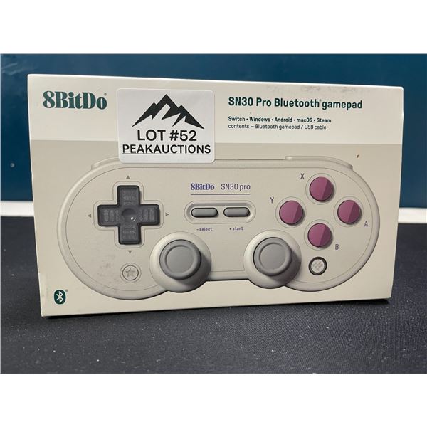 Lot of 1 8bitdo SN30 Pro Bluetooth Gamepad/Controller for Switch, PC, & Mobile