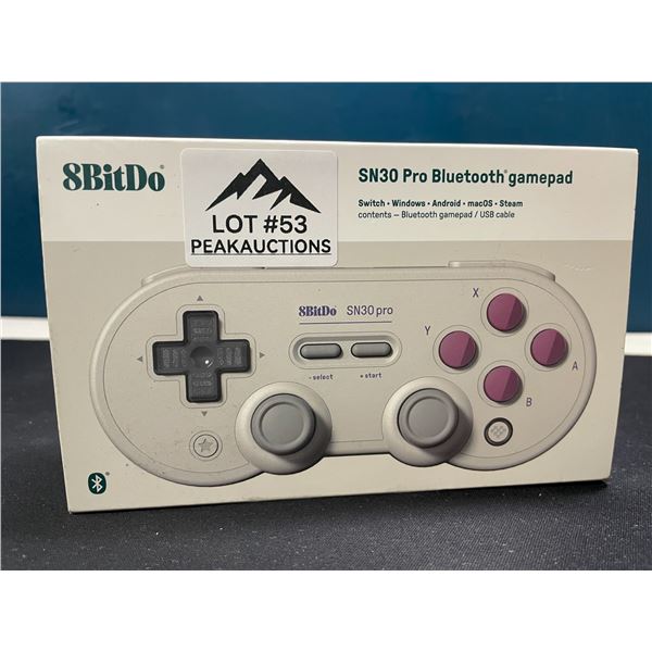 Lot of 1 8bitdo SN30 Pro Bluetooth Gamepad/Controller for Switch, PC, & Mobile