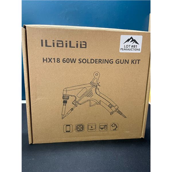 Lot of 1 HX18 60W Soldering Iron - Auto Loading Solder Feeder