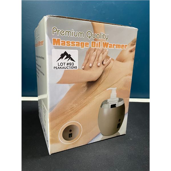 Lot of 1 Premium Massage Oil Warmer