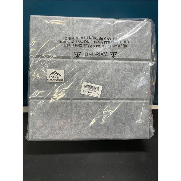 Lot of 1 Multi-Pack of Acoustic Foam Sound-Deadening/Soundproof Panels - 12PCS