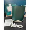 Image 2 : Lot of 2 H20 Humidfiers for Home/Bedrooms - 2L Tank, Green Color