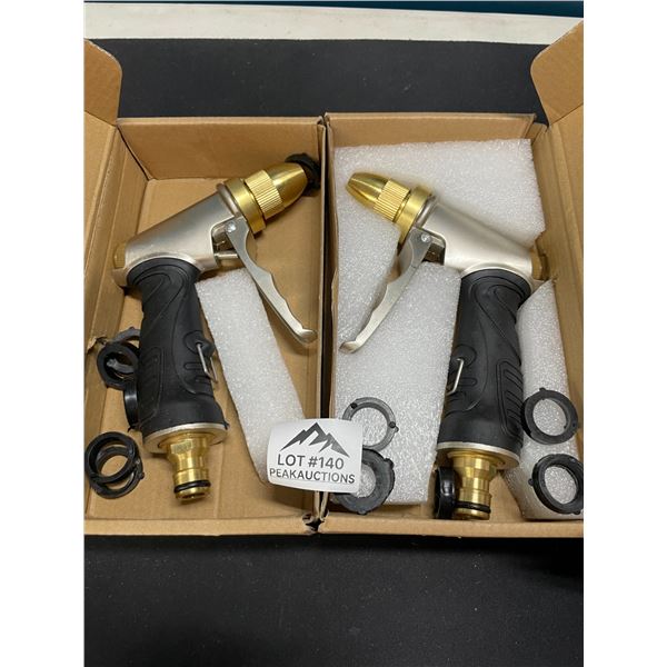 Lot of 2 Heavy Duty Spray Hose Nozzles