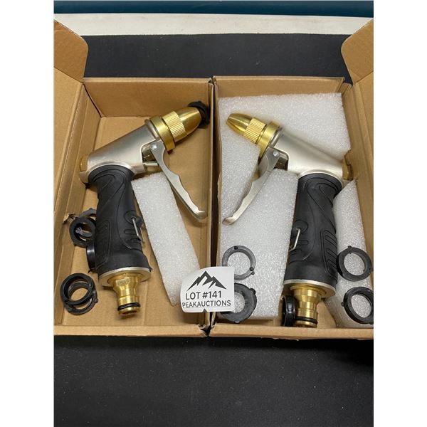 Lot of 2 Heavy Duty Spray Hose Nozzles