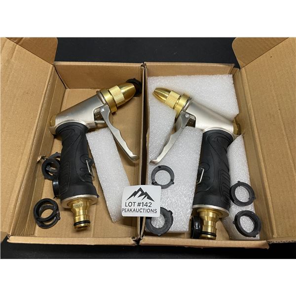 Lot of 2 Heavy Duty Spray Hose Nozzles