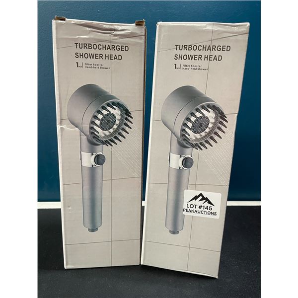 Lot of 2 Turbocharged Shower Heads