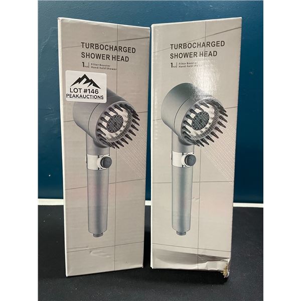 Lot of 2 Turbocharged Shower Heads