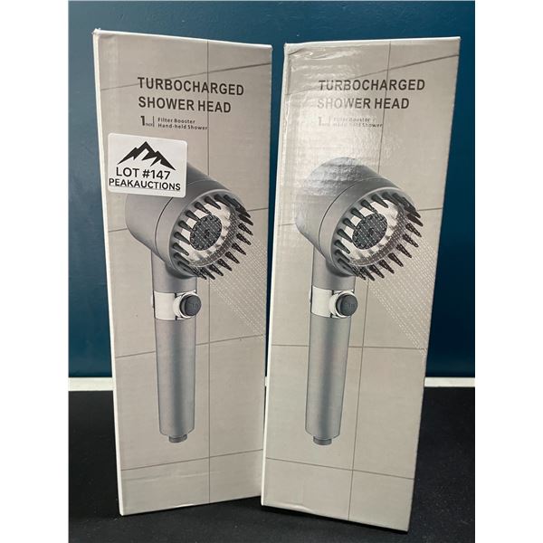 Lot of 2 Turbocharged Shower Heads
