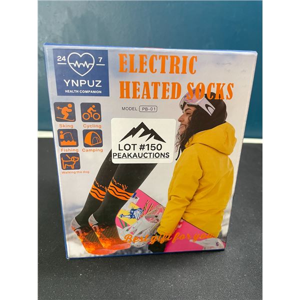 Lot of 1 Pair of Electric Heated Socks - GREAT for Cold/Winter Time!!