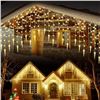 Image 1 : Lot of 2 Boxes of LED Christmas String Lights - 62FT Long Length - Warm White