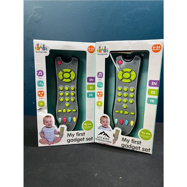 Lot of 2 My First Gadget Remote Sets