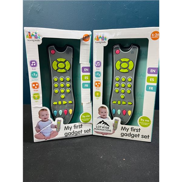 Lot of 2 My First Gadget Remote Sets