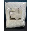 Image 1 : Lot of 1 Premium White 3PC Quilt Set - King Size