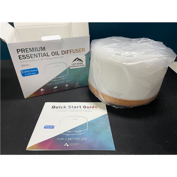 Lot of 1 Premium Essential Oil Diffuser - 500ML Capacity & LED Changing Mood Light