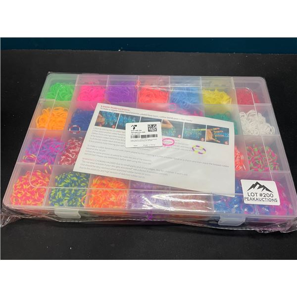 Lot of 1 MultiPack of "Rainbow Looms"/Rubber Bands for Kids Crafts - 10,000 PCS (28 Colors)
