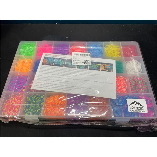 Lot of 1 MultiPack of "Rainbow Looms"/Rubber Bands for Kids Crafts - 10,000 PCS (28 Colors)