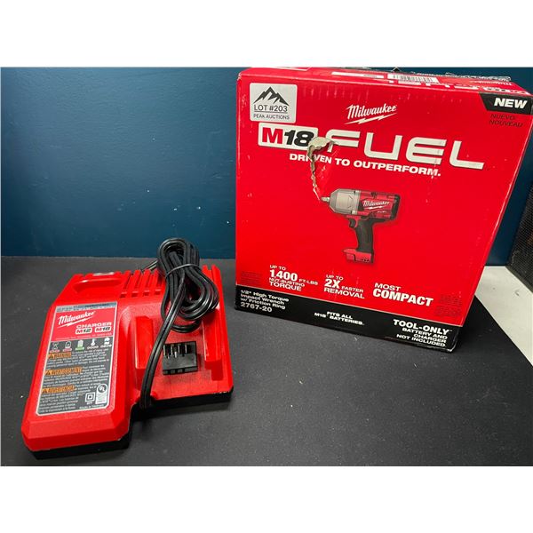 Lot of 1 Milwaukee M18 1/2" High Torque Impact Wrench w/ Charger - BRAND NEW!!