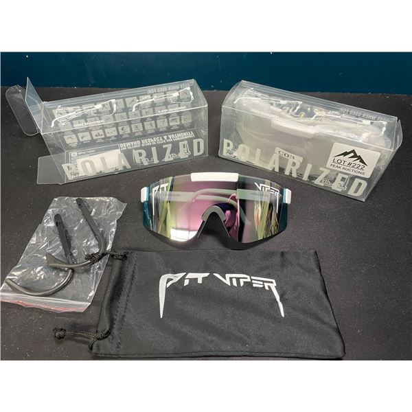 Lot of 2 Pit Viper Polarized Sunglasses