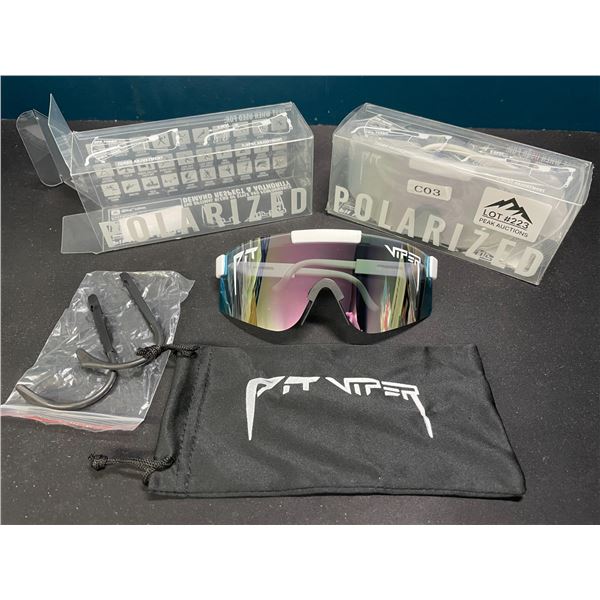 Lot of 2 Pit Viper Polarized Sunglasses