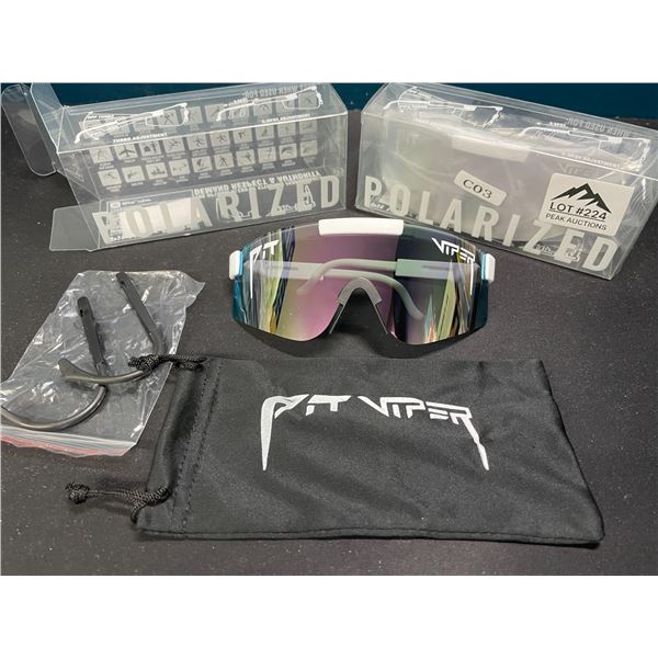 Lot of 2 Pit Viper Polarized Sunglasses