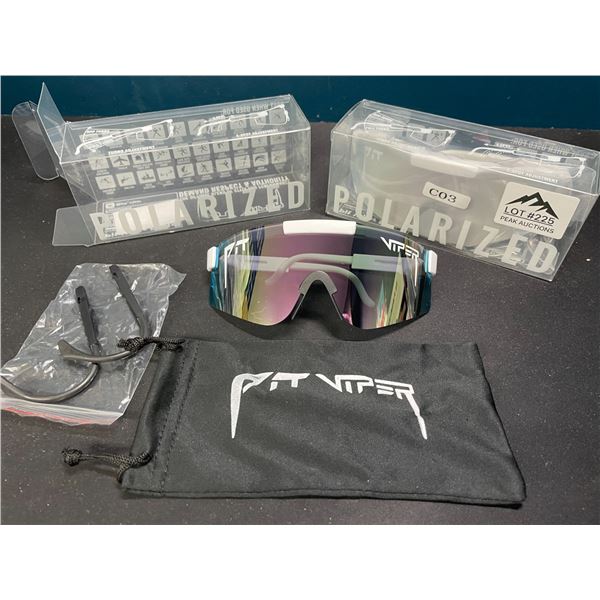 Lot of 2 Pit Viper Polarized Sunglasses