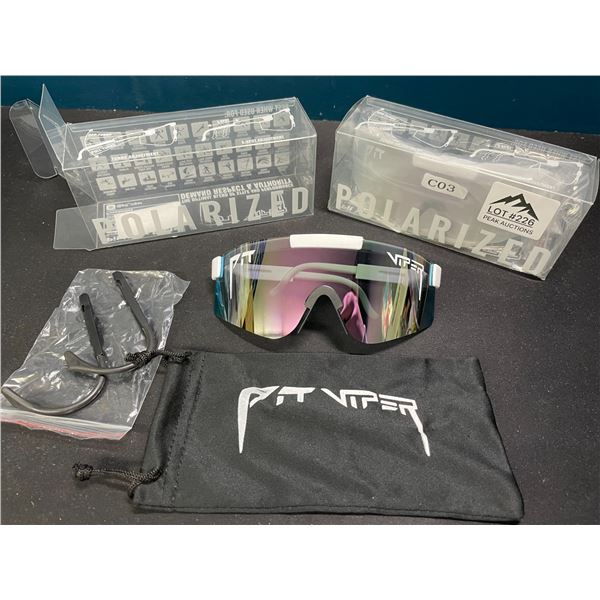 Lot of 2 Pit Viper Polarized Sunglasses