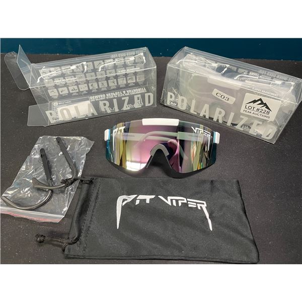 Lot of 2 Pit Viper Polarized Sunglasses